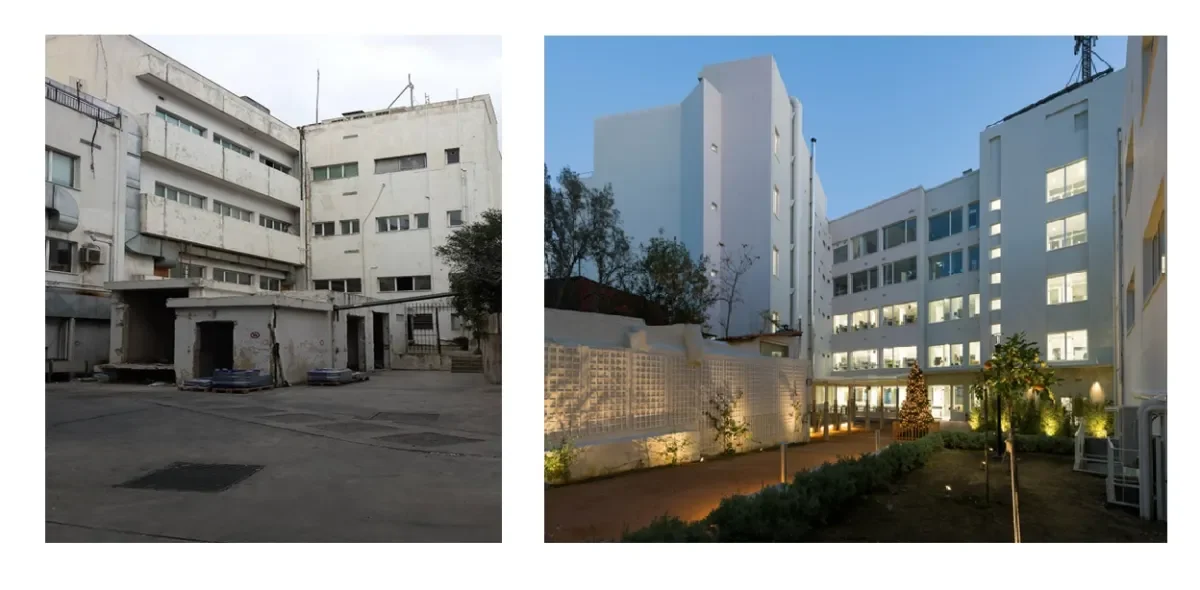 Φωτογραφία από εξωτερικού κτηρίου Κεραμεικού ΠΡΙΝ και ΜΕΤΑ